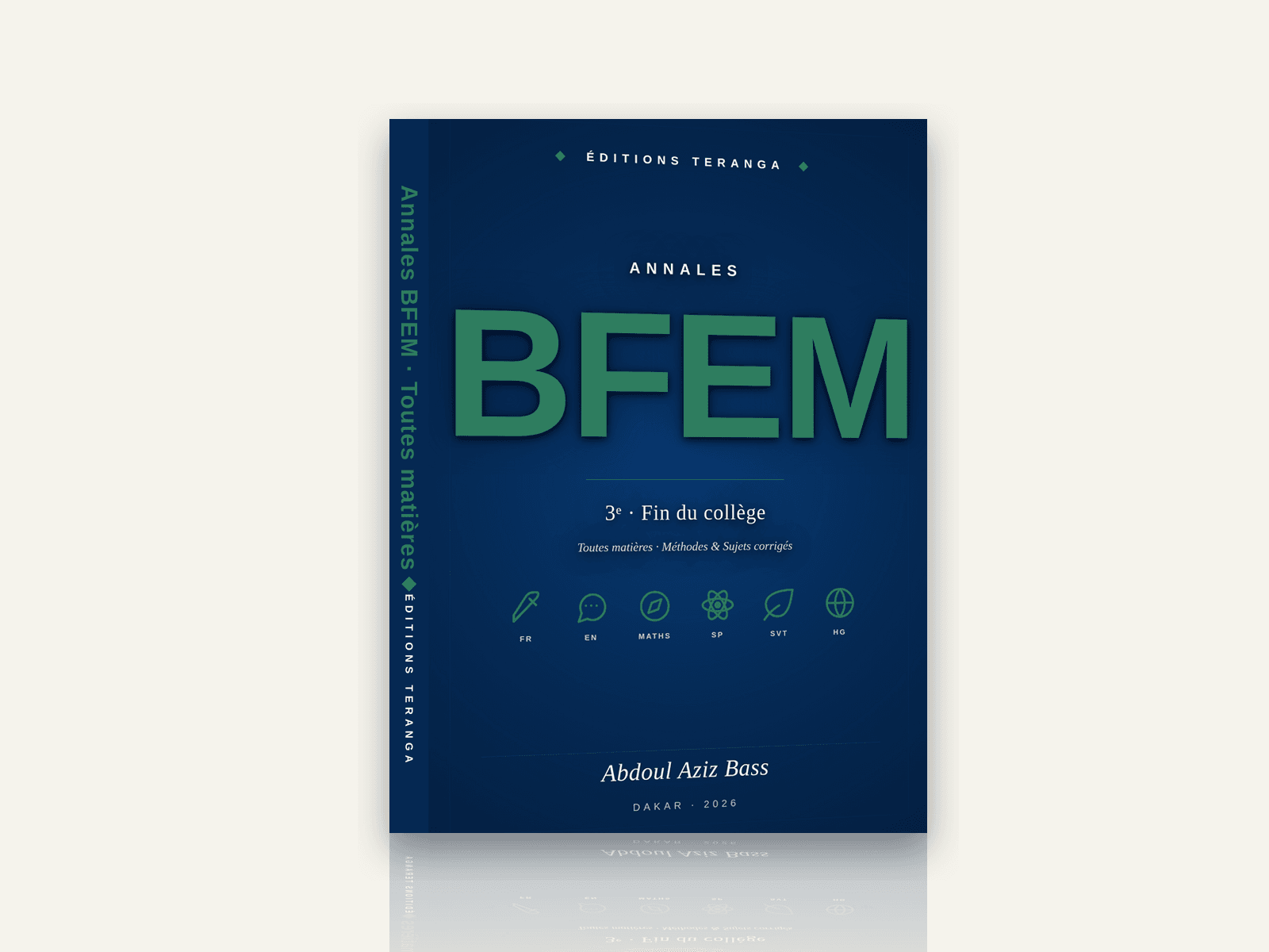 Aperçu 3D : Annales BFEM Sénégal